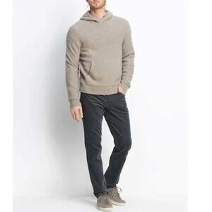 Vince Mens Charcoal Gray Fine Wale Corduroy Straight Leg Pants Size 36